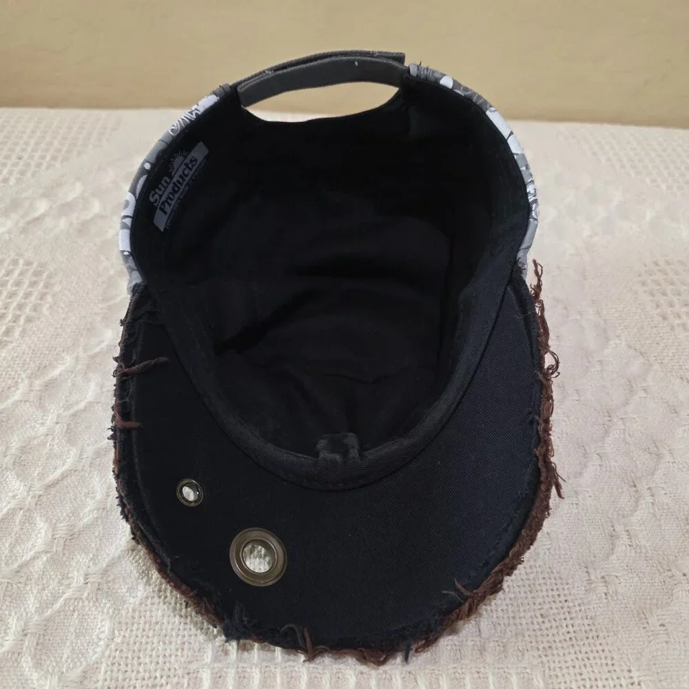 Womens Black New Orleans Rhinestone Flat Top Cute Baseball Ball Cap Hat